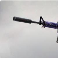 M4A1 消音型 | 黑莲花 (久经沙场)